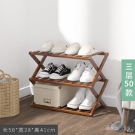 【TikTok】#Weiliang Bamboo Installation-Free Simple Shoe Rack Door Foldable Shoe Rack Multi-Layer Household Door Dormitory