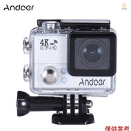 Andoer 4K 1080P 60FPS Full HD DV 2.0in LTPS LCD Screen Wifi Waterproof 45M 170°Wide Angle Outdoor Ac