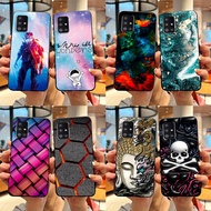 For Samsung A51 A71 5G Case Matte Black Fashion Marble Shells for Samsung Galaxy A51 A71 5G Soft Sil