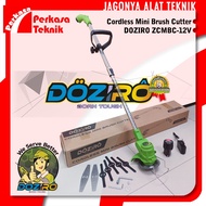 MESIN POTONG RUMPUT BATERAI 12 V CORDLESS 12VOLT DOZIRO PISAU BULAT