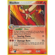 English Pokemon Card Blaziken - 1/106 - Holo Ex Emerald Singles [ USED ]