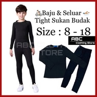 STB101- BAJU  SELUAR TIGHT SUKAN BUDAK RENANG BASIKAL(FITTING)