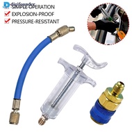 DIGIFOUNDER Automotive Air Conditioning Oiler Injection Syringe A/C Oil/Dye Injector 30Ml 1Oz with L