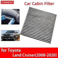 Car Cabin Air Filter for Toyota Land Cruiser 2008-2020 Auto Filters Carbon Fiber 87139-02020 87139-0