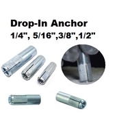[ 2 PCS ] DROP IN ANCHOR 1/4" 5/16" 3/8" 1/2"
