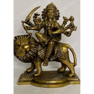 DURGAI AMMAN IN ORIGINAL BRASS (VENGLAM)
