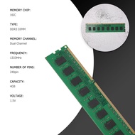 DDR3 4G RAM Memory 1333Mhz 240 Pins Desktop Memory PC3-10600 DIMM RAM Memoria for AMD Dedicated Memo