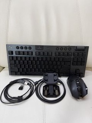 Logitech G502 G913 TKL 無線機械鍵盤滑鼠套裝 light speed wireless keyboard and mouse set windows Mac OS 