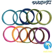 OUDIMEI Colorful Rainbow Badminton String, Elastic Colorful Badminton Racket Strings, Ball Net Line 