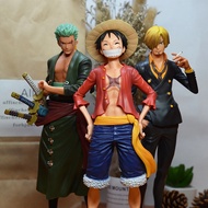 อะนิเมะ One Piece Model Luffy Zoro Sanji ฟิกเกอร์อะนิเมะ ของขวัญวันเกิด ของเล่น Ace Katakuri Model figure