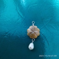 珊瑚石加淡水珍珠