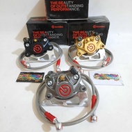 Brmbo Caliper Package Babet Logo 2Piston 2P + 2P Bracket Standard Disc 190mm & 220mm Disc + Front Si