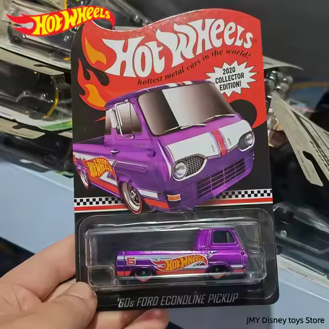 Hot Wheels Collectors Edition 60s Ford Econoline Pickup Rlc Red Line Collection Diecast Vehicle Base