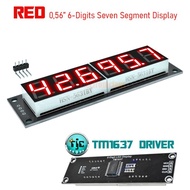 Seven Segment Module 6-Digit 0.56" TM1637 LED 7-Section Display RGBWYW