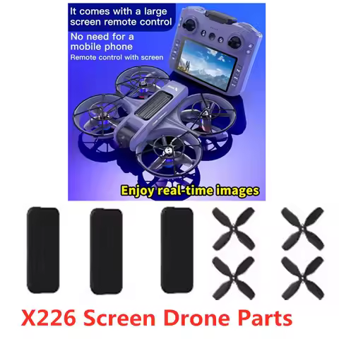 X226 Drone Battery X226 Propeller Blade 3.7V 1800mAH Lipo Battery / USB for X226 Screen Drone Access