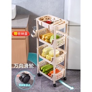 Multi-Layer Vegetable Storage Kitchen Vegetable Basket Shelf Clip Multifunctional Shelf Cabinet Floo