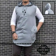 Baju Koko Kurta Pakistan Hoodie Bahan Toyobo