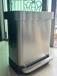 Simplehuman-  Stainless Steel Step Trash Can