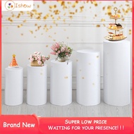 ISHOWMAL❤️ 5pcs Cylinder Stand Covers Cylinder Pedestal Stand Covers Party Wedding decor❤️