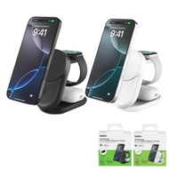 Belkin UltraCharge Qi2 3-in-1 Foldable Magnetic Charger 25W - Black/White Hong Kong Genuine Product