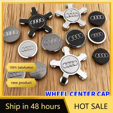 4PCS 60/61/68/69/135mm For Wheel Center Cap Car Hub Cap Fit For Audi A4 A6 A8 A3 A5 Q5 Q7 RS4 RS5 C5