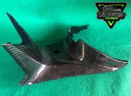 คอนโซนกลางตัวล่าง+ครอบใต้เบาะ wave125i-led หุ้มคาร์บอนแท้