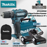 MAKITA HP333DZ / HP333DWY / HP333DWYE / HP333DWAE 12Vmax Cordless Hammer Driver Drill 10MM (3/8")