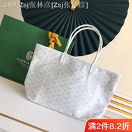 ♦ละโทรศัพท์มือถือ♦กระเป๋าช้อปปิ้ง Goyard Goyard มีซิปกระเป๋าจุของได้มากฟันสุนัขผ้าใบกระเป๋าถือสะพายไหล่