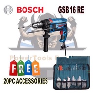 BOSCH GSB 16 RE IMPACT DRILL DRIVER/ GSB 16RE HAMMER DRILL DRIVER/ FREE ACCESSORIES