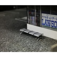 3D Receh Long Chair Type 8 Waiting Chair Waiting Bench Waiting Chair Accessories Diorama Model Minia