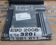 BMW E90 320i 2008- 引擎電腦 ECU 7 581 611 行車電腦 點火訊號 噴油訊號 感應器 整理品