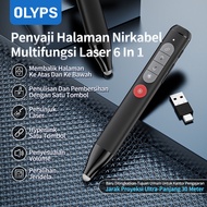 【OLYPS】Multifungsi Laser Pointer Wireless Presenter Laser rechargeable