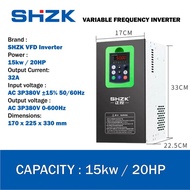 Inverter SHZK 15KW 380V 3Phase 3P 20HP VFD Variable Frequency Drive