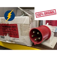 WALTHER 661 plug 63A, 5P 400V 6h IP44 3P+N+E