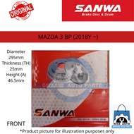 MAZDA 3 BP (2018Y ~) (FRONT) BRAKE DISC ROTOR -BRAND SANWA (295mm)