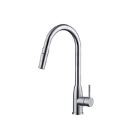 【MULTI百工居室】MIT製造MTK30STBN伸縮檯面鵝頸龍頭_不鏽鋼拉絲