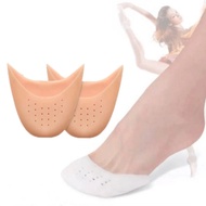 1pair Foot Point Pads For Ballet Dance Shoes Tip Protector With Air Hole Sole Shock Absorbing Insert