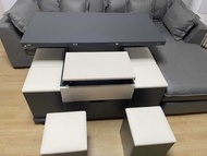 餐桌升降一體收納台多功能折疊Folding dining table
