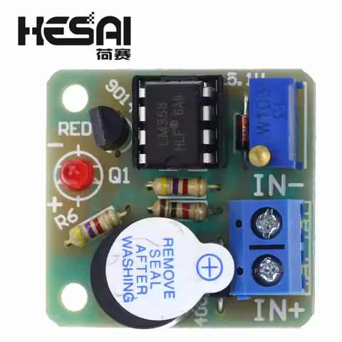9V/12V Battery Sound and Light Alarm Against Over-discharge Protection Board Low Voltage / Under Vol