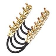 [2TPO] CZ.INSPIRE 6 Pack Guitar Patch Cables 6.35mm Interface Single/Dual Channel Front Stage DI Swi