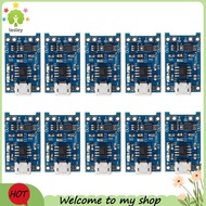 【lesley】10Pcs 5V 1A 18650 Lithium Battery Charging Board Lithium Battery Charging Board Micro-USB Ch