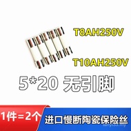 Slow Break Ceramic Fuse Fuse Fuse T10AH250V T8AH250V Delay 3.15 4 6.3A