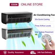 EDON Wall-Mounted Aircond Wind Guide Fan Air Conditioner Fan Kipas Dinding 30S Quick Cooling Release