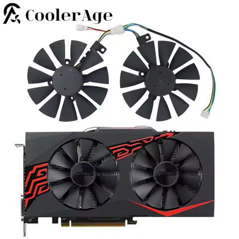 87MM T129215BU RX570 GTX1060 GTX1070 GPU Fan For ASUS Expedition Radeon RX 570 GTX 1060 1070 GDDR5 C