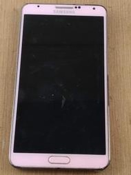 零件機 螢幕裂 三星 Samsung Galaxy Note3 粉 LTE SM-N900U 零件機 Note 3