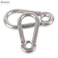 （niangben888） M4 M5 M6 M7 M8 Stainless Steel Carabiner Carbine Snap Hook with Eyelet Spring Buckle K