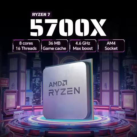 AMD Ryzen 7 5700X 8-Core 16-Thread NEW DDR4 7NM Socket AM4 3.4GHz L3=32M Processor 65W R7 5700X but 