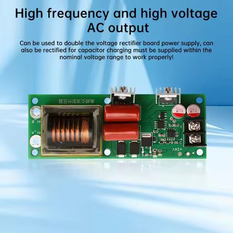 12V/24V to 1KV/2KV High Frequency AC Output Booster Electronic Inverter High Voltage Module Multipli