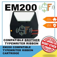 Compatible Brother EM200 Black Typewriter Ribbon Cartridge for CE25 CE30 EM100 EM200 EM300 SQ-1500 E