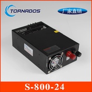 800W24V33A Single Set S-800-24 Switching Power Supply 24V800W Industrial Power Supply 24V33A DC Powe